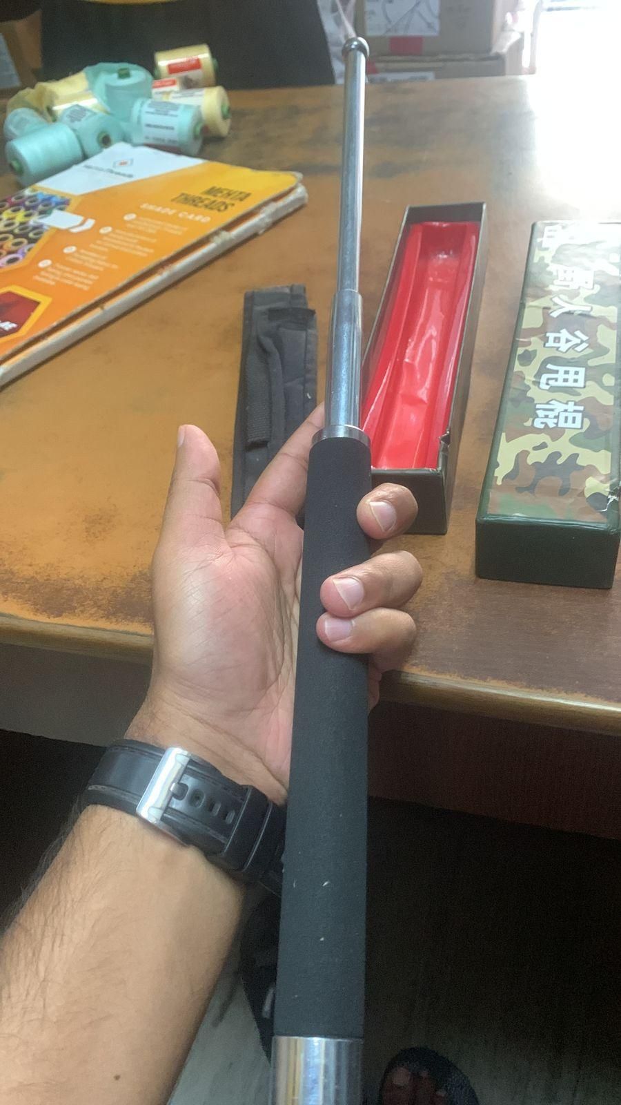 PREMIUM METAL SELF DEFENCE STICK (Heavy Metal and Extendable)