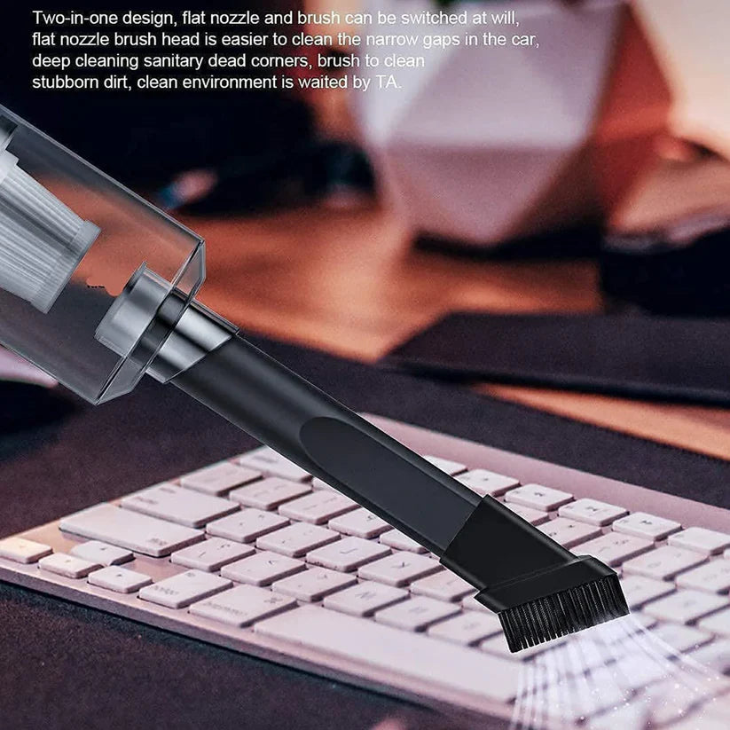 Portable Car Vacuum Cleaner with Blower🚗 | USB Rechargeable Wireless Handheld Car Vacuum Cleaner Traveling,Portable.